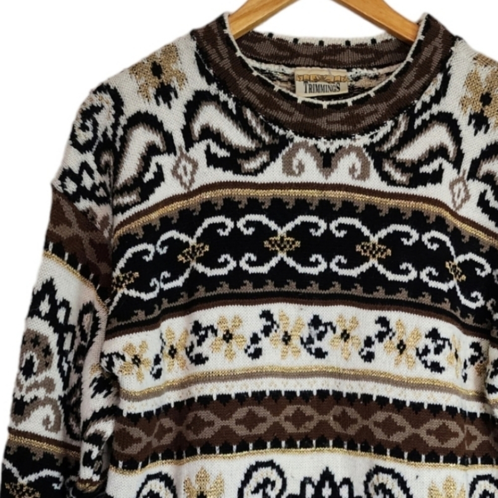 Vintage cosby knit sweater